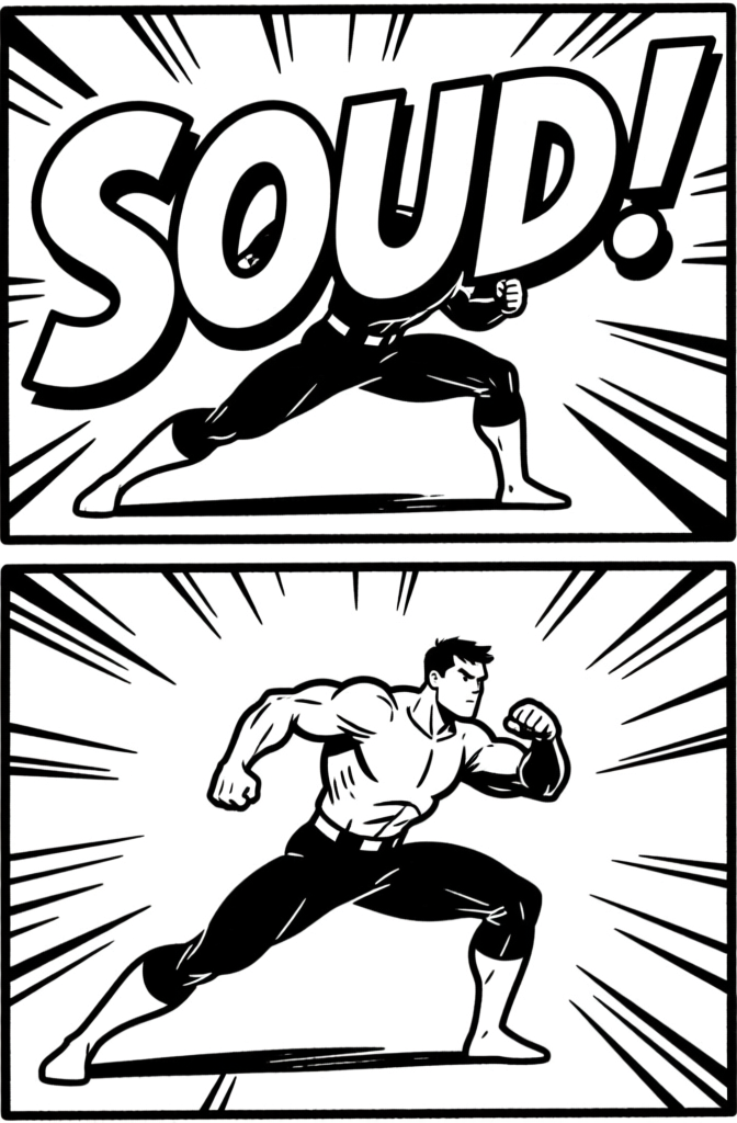 SOUD! — action panels