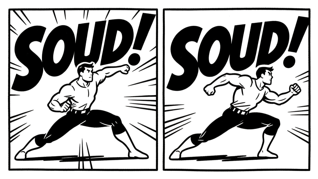 SOUD! — action panel