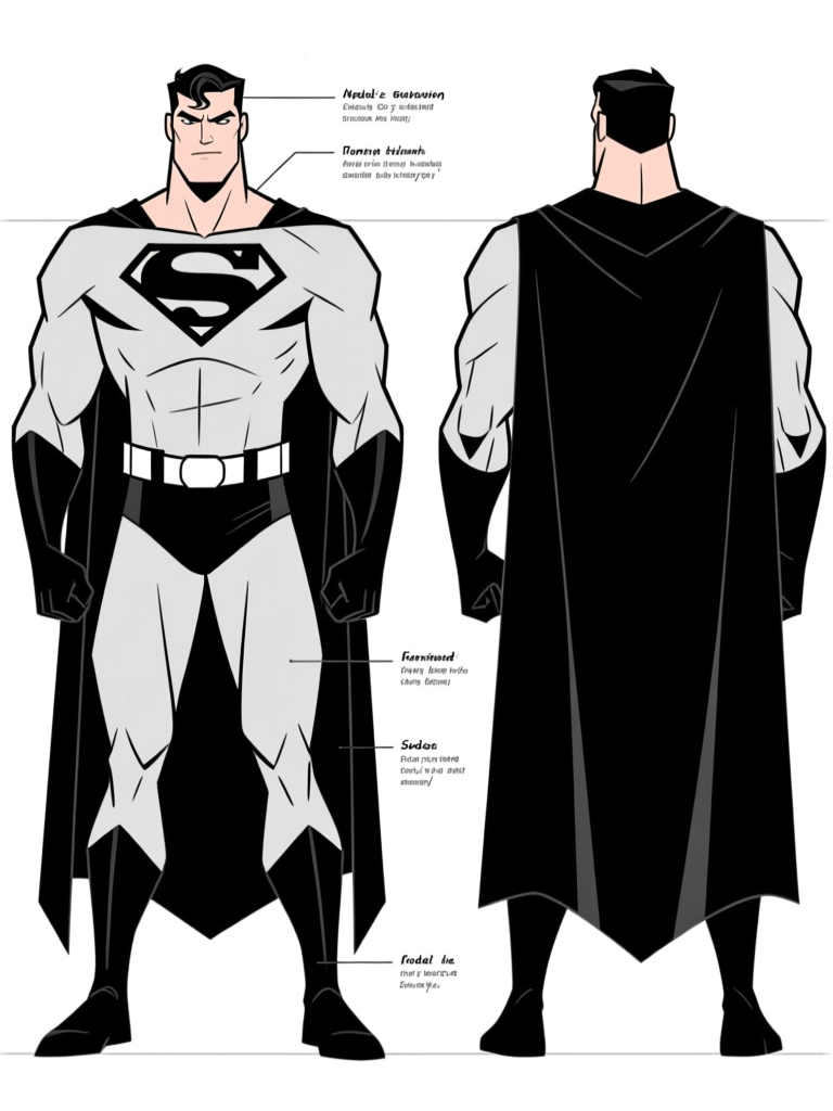 Hero design front and back
