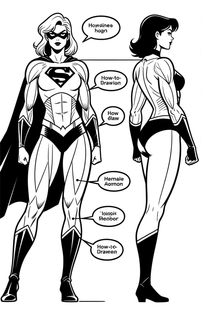 Male and female hero comparison