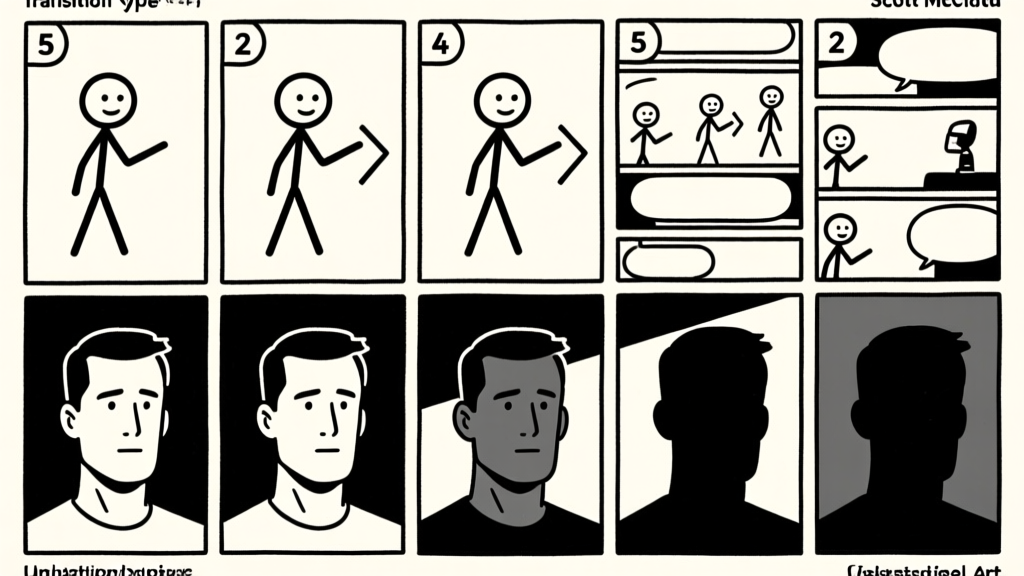 From stick figure to comic panel — the full journey