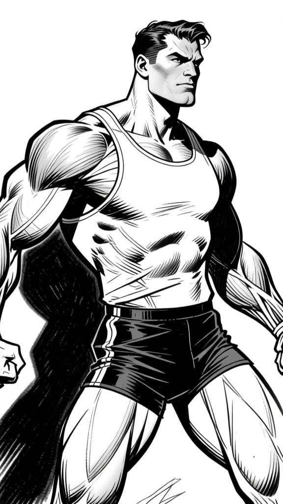 Standing hero power stance