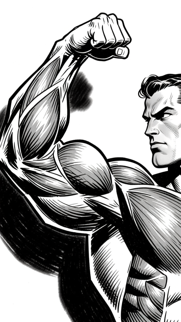 Bicep closeup — arm structure detail