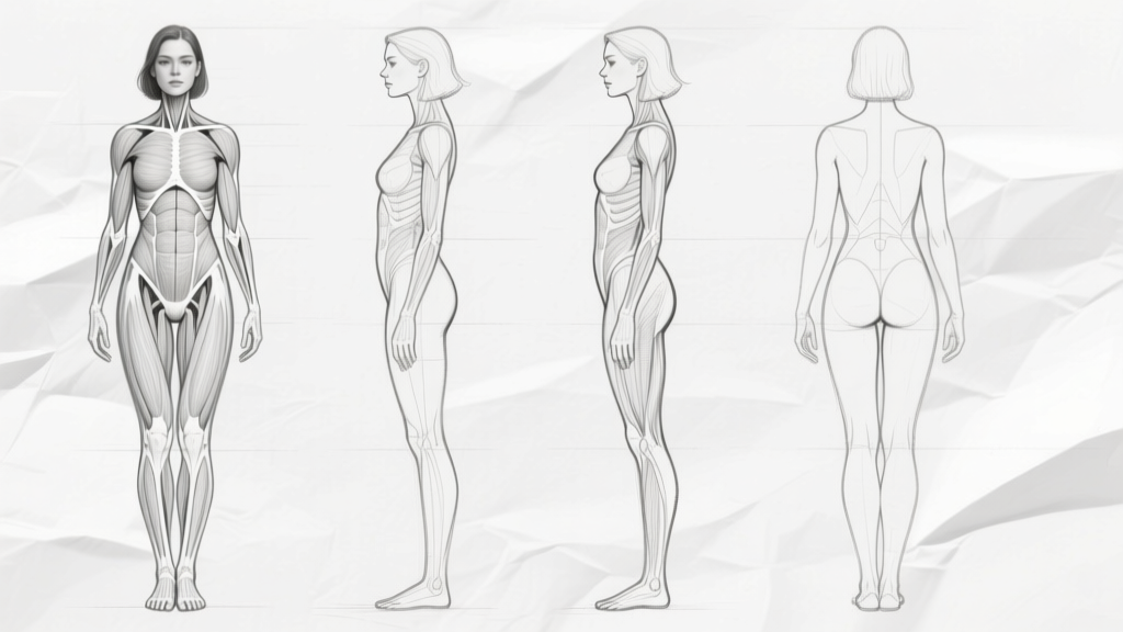 Figure proportion line-up