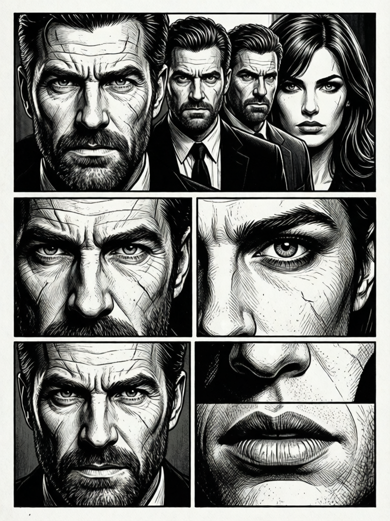 Multi-face panel grid