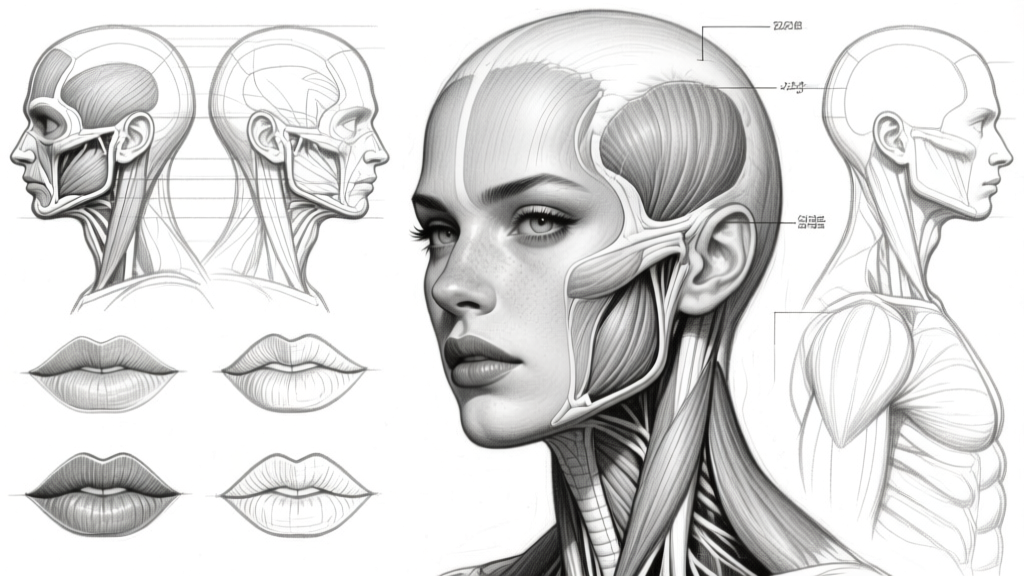 Head anatomy — planes of the face