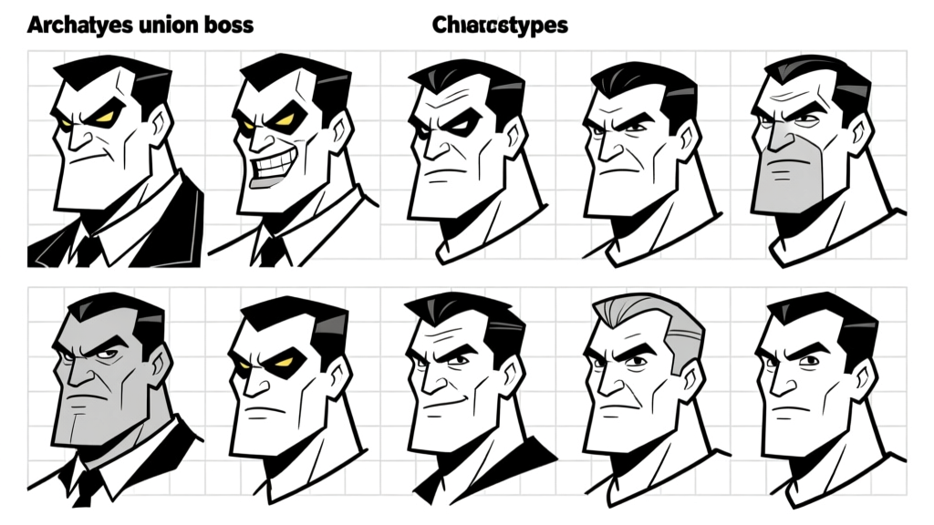 Head turnaround at multiple angles