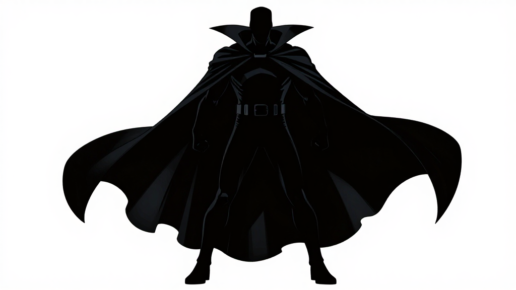 Dramatic silhouette — cape and power