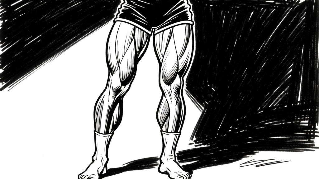 Leg muscles — ink study