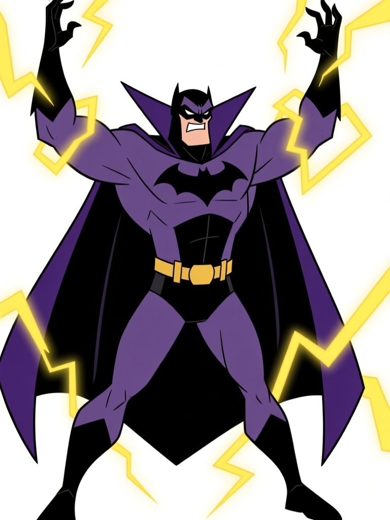Colored hero character