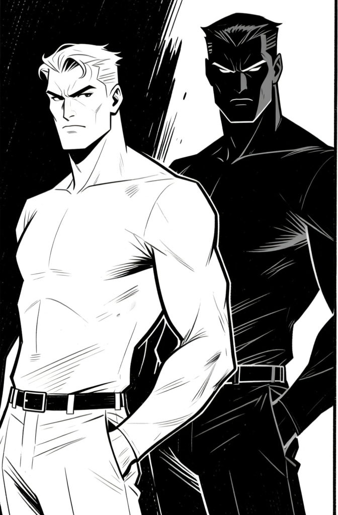 Two figures comparison — ink