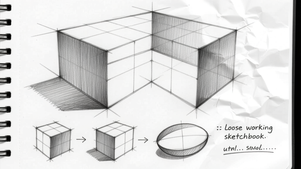 Box corner — two-point construction