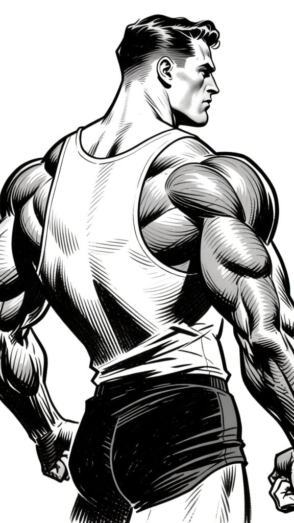 Back and shoulder — torso study