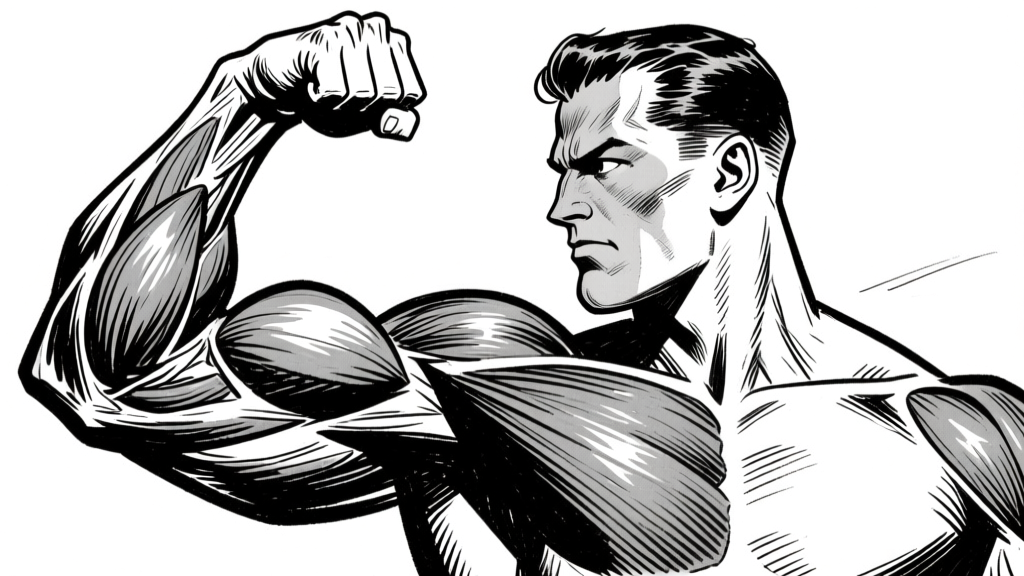 Arm and bicep — flex study