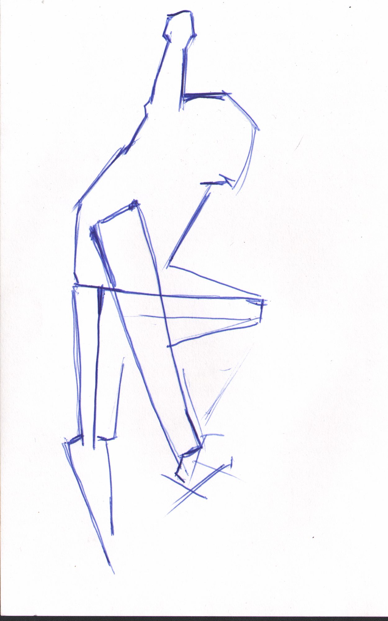 Angular box-figure — pure geometric structure