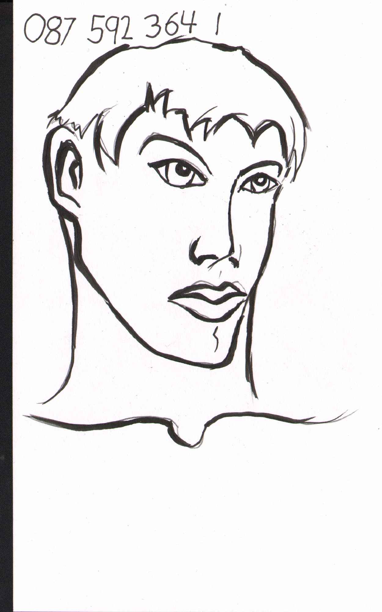 Ink face — stage 2, feature placement