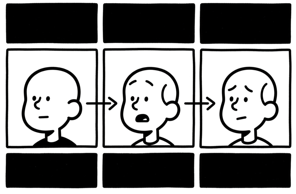 Head turn sequence — simple