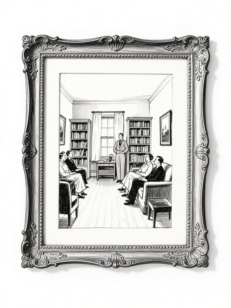 Framed interior — composition study