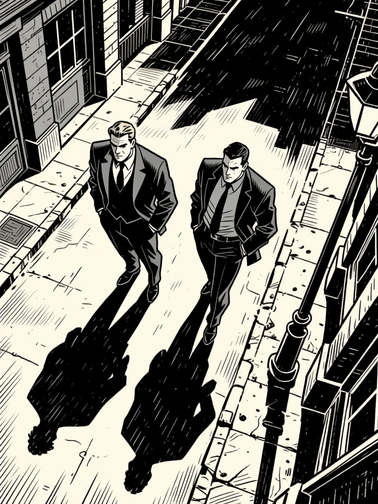 Street lighting — shadow direction study