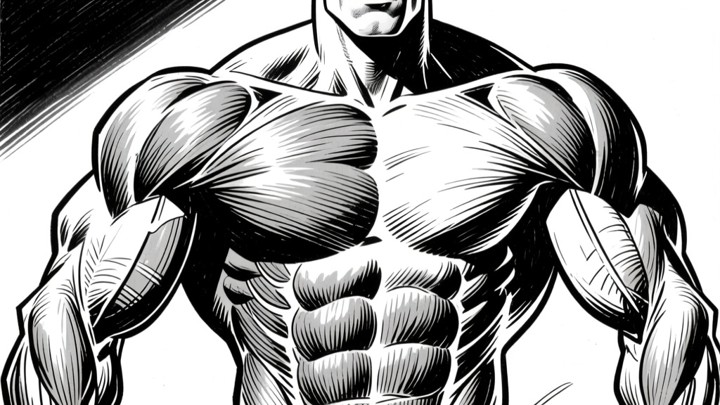 Torso front — muscle study