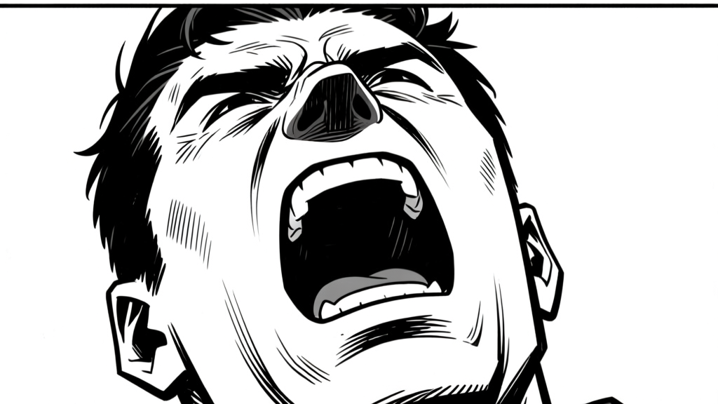Screaming face — ink extreme