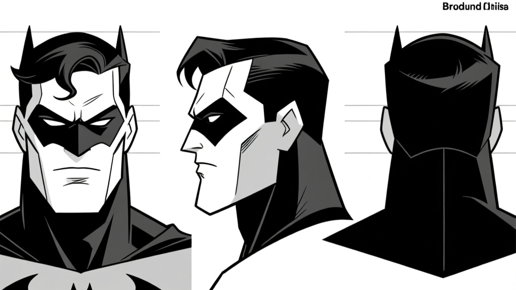 Head profile views — three angles