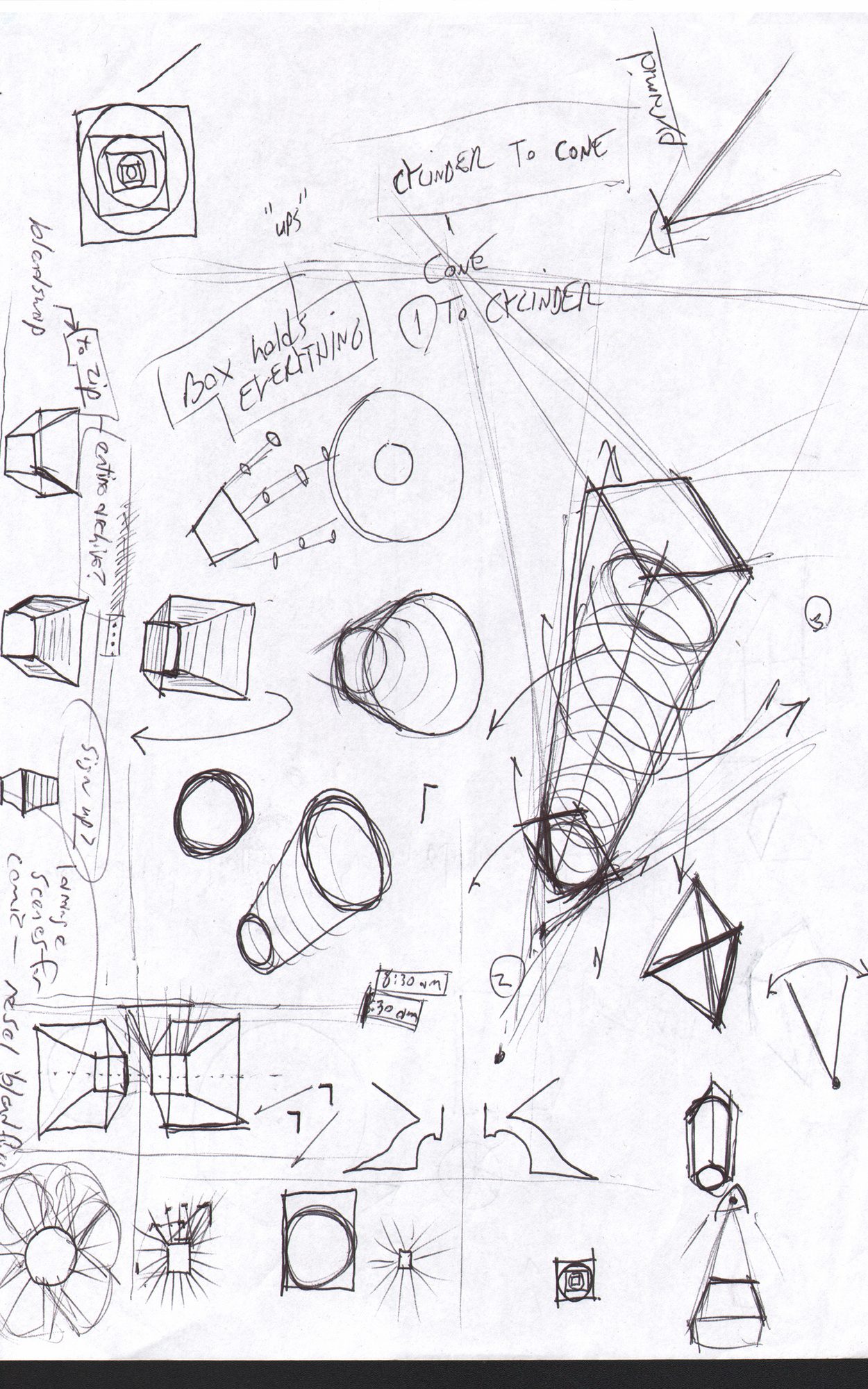 Life drawing — compositional figure study