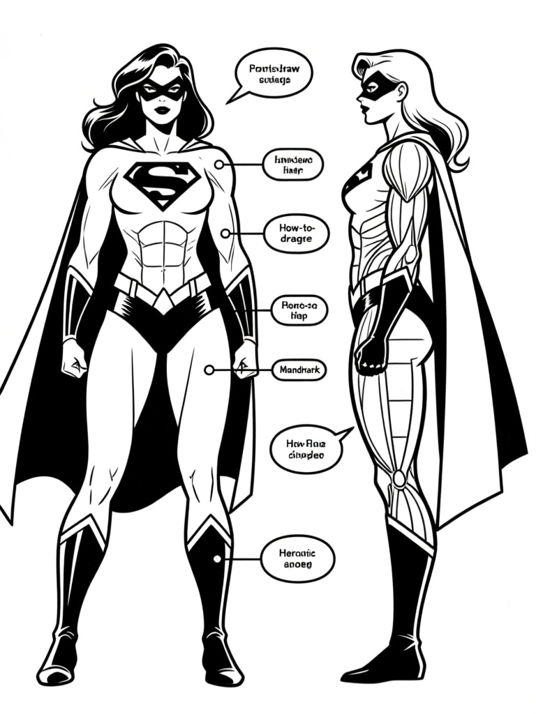 Two female heroes — comparison