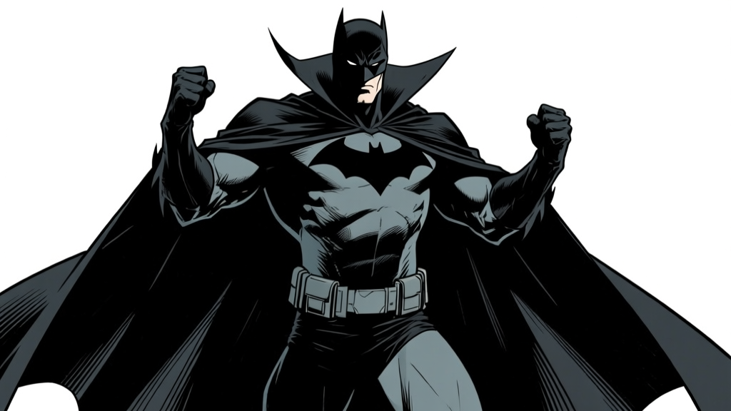 Hero triumphant — power stance