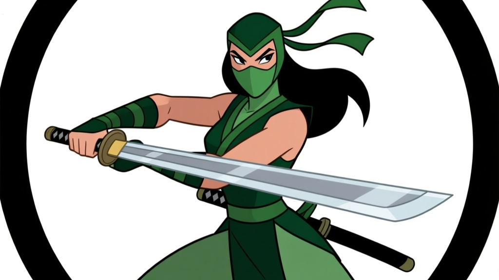 Colored hero — sword action 2