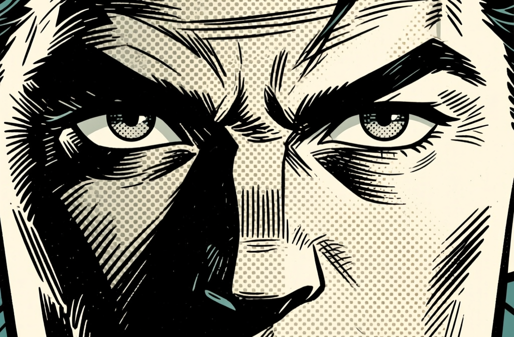 Eyes extreme close-up — dramatic