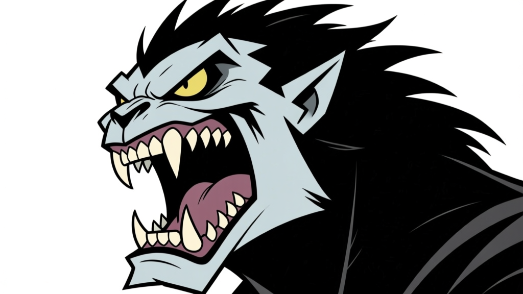 Villain beast — colored screaming