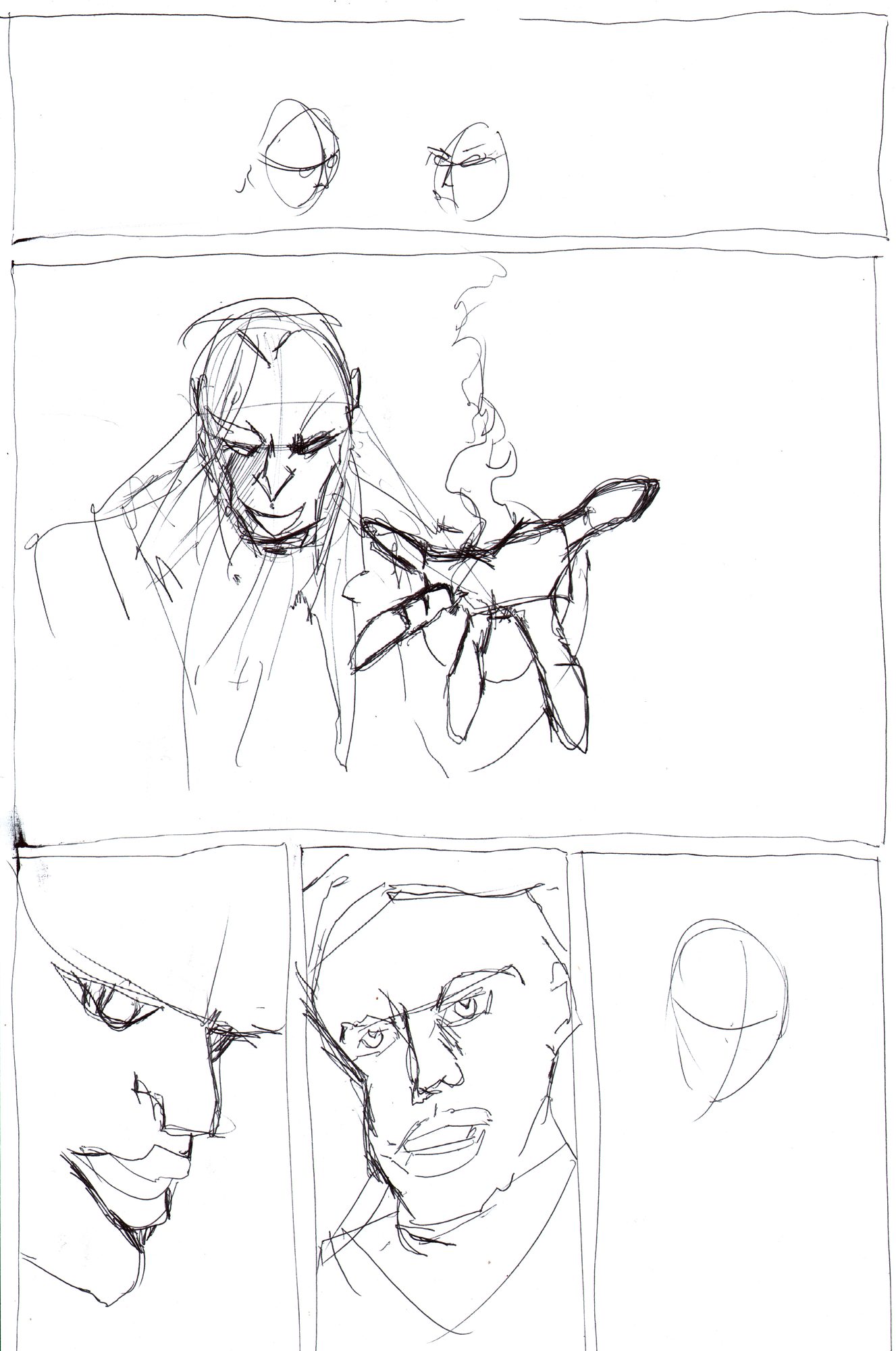 Life drawing large — back study