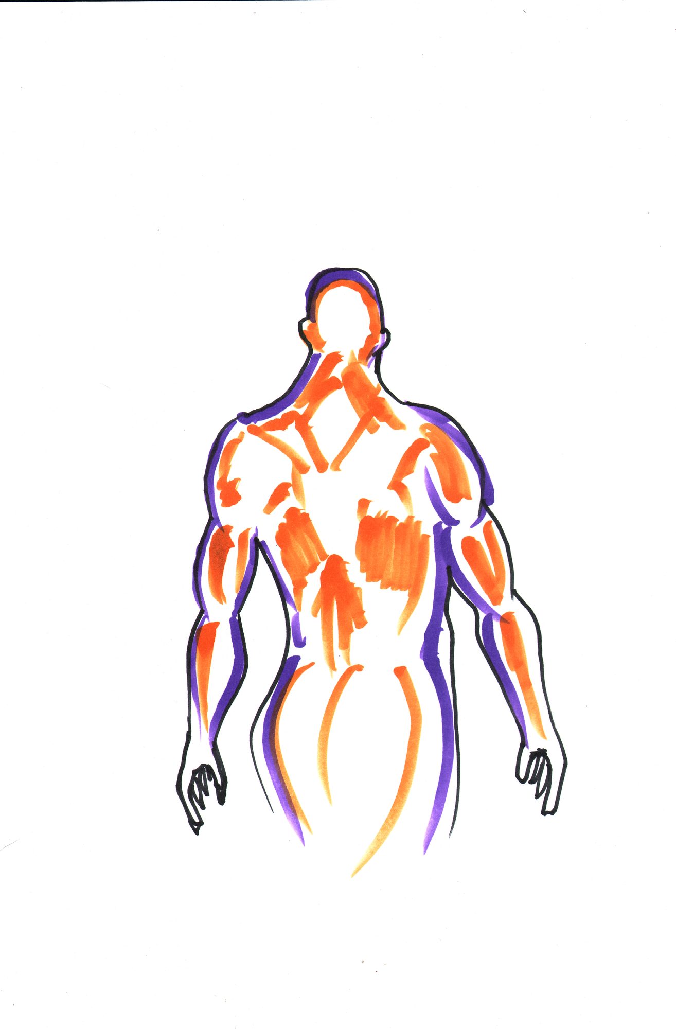 Life drawing — leg in motion