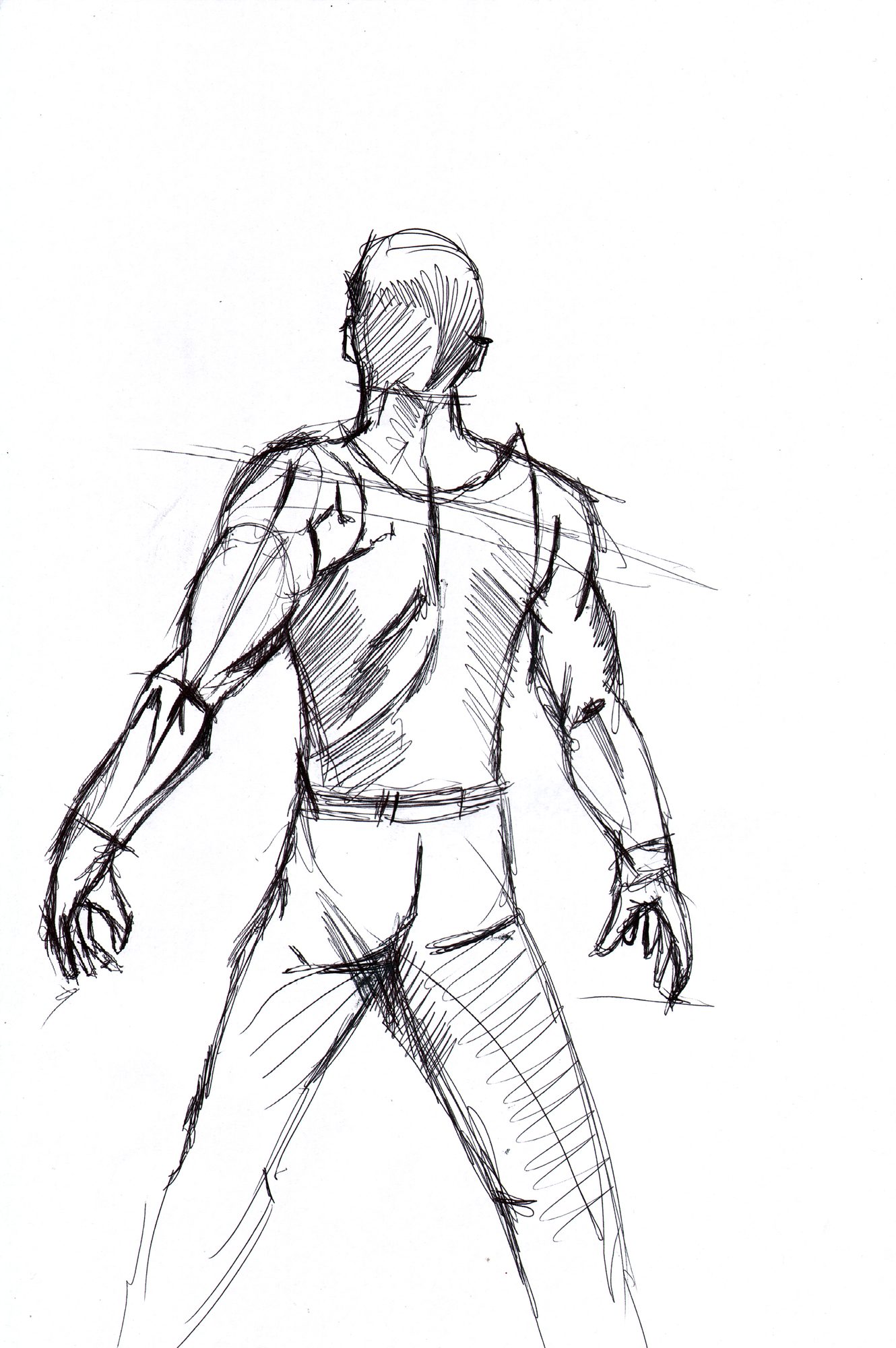 Life drawing — hand/fist study